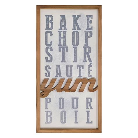 12x24 Yum Kitchen Framed Wall Art At Home