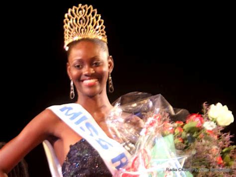 Rdc Christelle Mbeni élue Miss Congo 2012 Radio Okapi