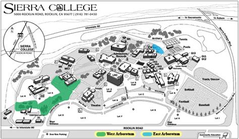 Sierra College Rocklin Campus Map