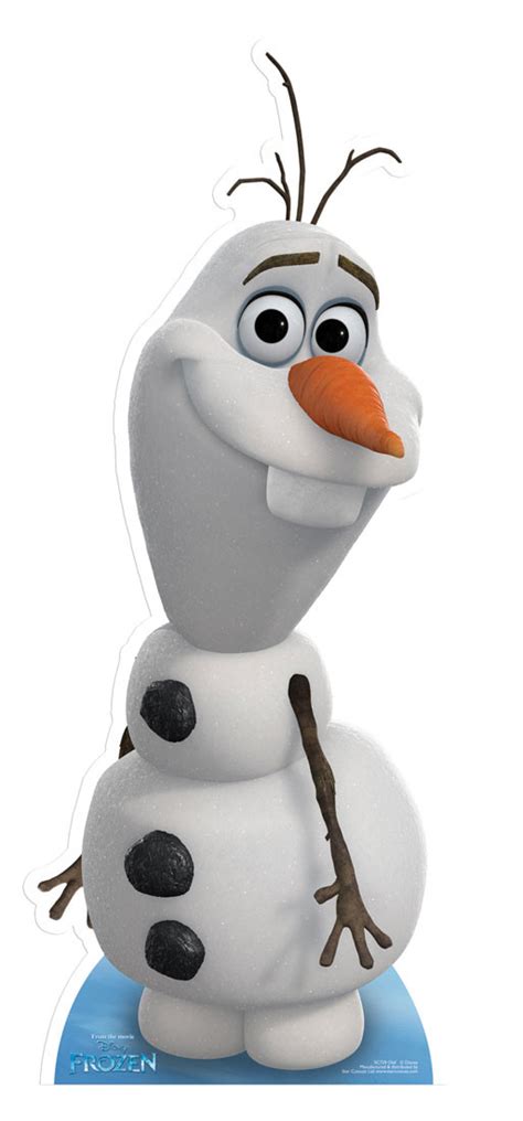 Olaf From Frozen Cardboard Cutout Buy Disney Frozen Standups