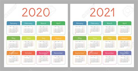 12 month 2021 calendar on one page. Take Calendar 2020 - 2021 Template | Calendar Printables ...