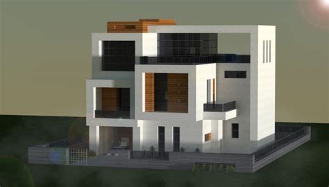 Browse minecraft schematics by category. Small modern house, creation #8308