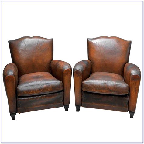 Small Leather Recliner Chair Small Leather Club Chair