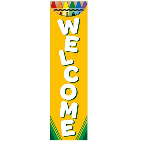 Crayola Welcome Banner United Art And Education