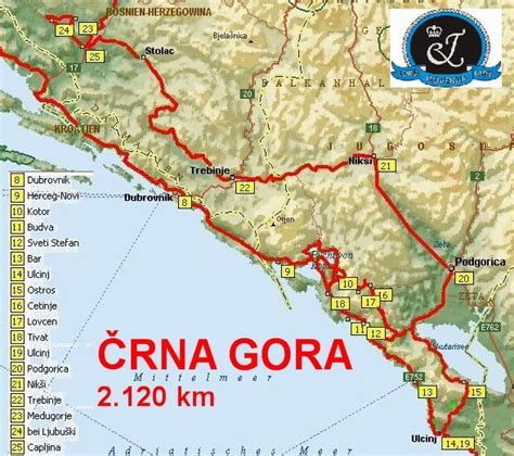 Auto Karta Srbije I Crne Gore