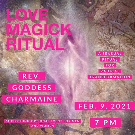 Sex Magick Ritual With Goddess Charmaine Crowdcast