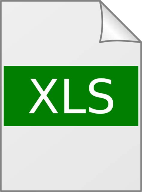 Xls Icon Clip Art At Vector Clip Art Online Royalty Free