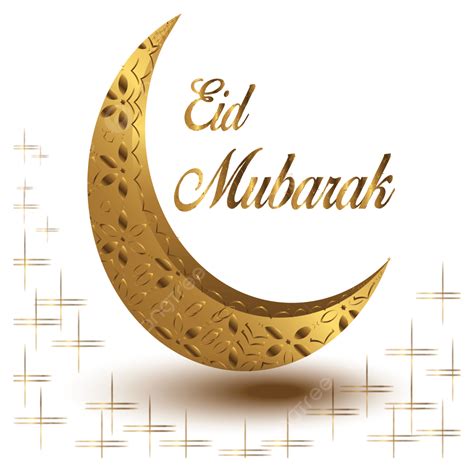 eid mubarak ramadan vector png images islamic ramadan gilded moon eid mubarak ramadan arabia