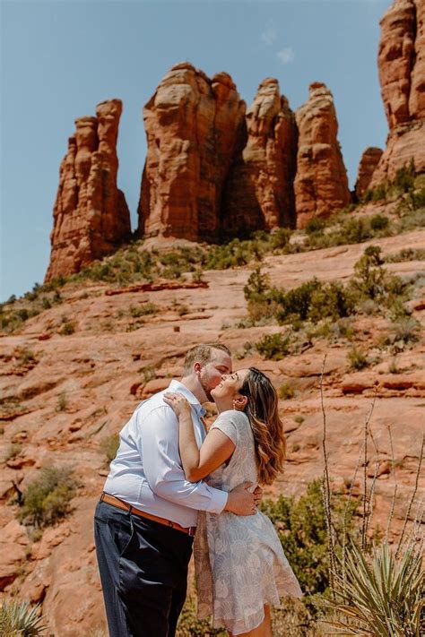 Cathedral Rock Proposal Sedona Engagement Photographer — Arizona