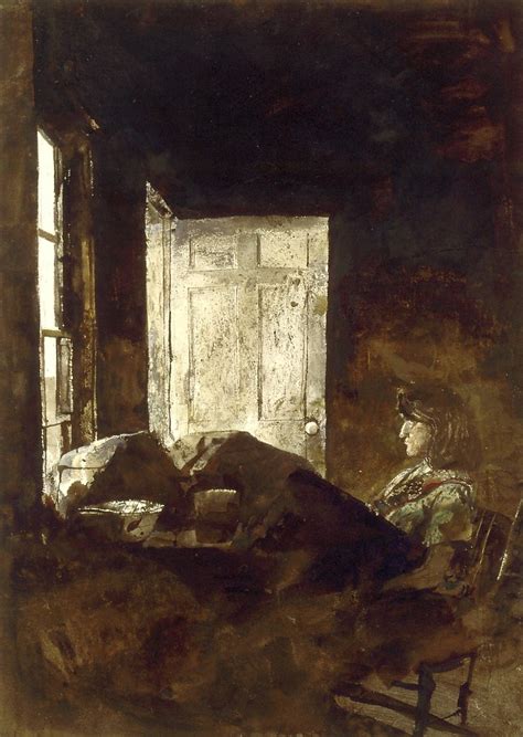 Anna Christina Study Watercolor By Andrew Wyeth The New A Flickr