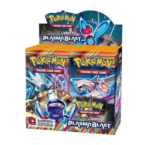 From large packs of cards to games that also include cards as well, there'll this booster pack is perfect for fans of the newer pokemon era or for those who already have all of the old cards. Pokémon TCG: Black & White-Plasma Blast Booster Display Box (36 Packs) | Pokémon Center Official ...