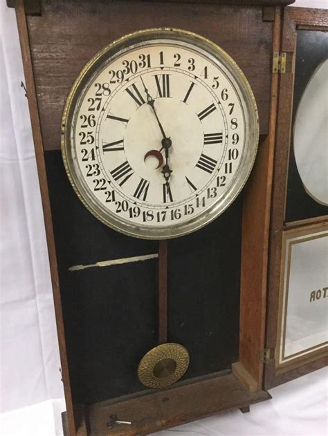 Sold Price Antique Sessions Clock Co Regulator H Striking Wall Clock W