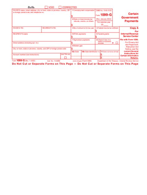2022 2024 Form Irs 1099 G Fill Online Printable Fillable Blank