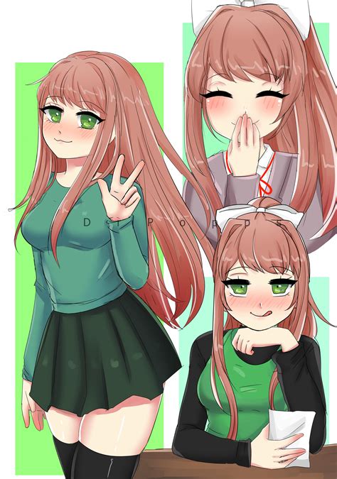 Just Monika Collage By Me Rddlc