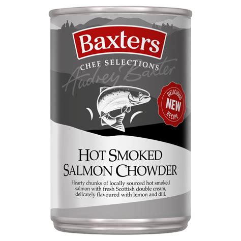 Baxters Hot Smoked Salmon Chowder 400g Tesco Groceries