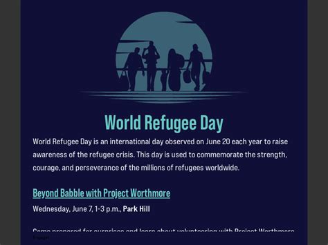 June 2023world Refugee Day