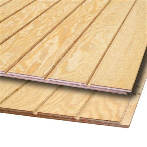 Plywood Siding Panel T1 11 4 In Oc Common 1532 In X 4 Ft X 8 Ft