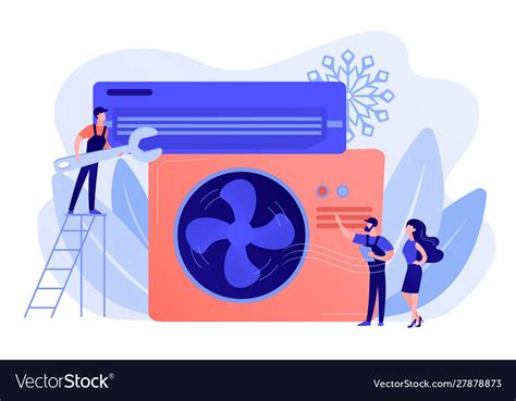 Air Conditioning And Refrigeration Services Vector Image