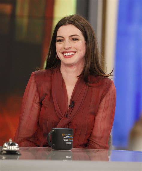 Anne Hathaway At The View 04202017 Hawtcelebs