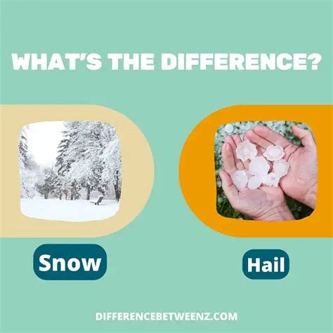 Difference Between Snow And Hail Difference Betweenz