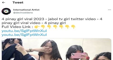 Original Video Jabol Tv Girl Part 2 Is The Full Video Clip Of 4 Pinay Got Viral In 2023 On