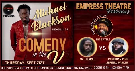 michael blackson african king of comedy empress theatre vallejo september 21 2023
