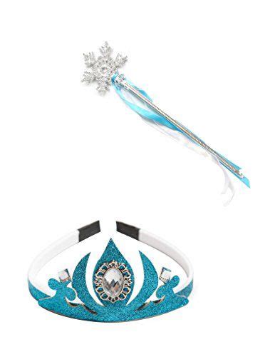 Snow Queen Tiara Crown Ice Queen Tiara Crown With Snowflake Wand Heart