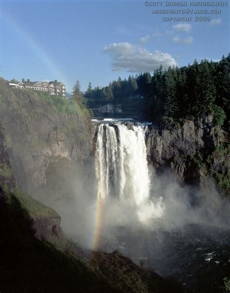 Snoqualmie Falls Snoqualmie Falls With Vertical Rainbow A Flickr