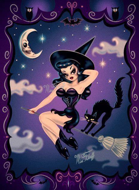 Halloween Pinup Witch Halloween Fan Art 43016475 Fanpop