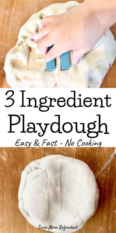 No Cook Playdough Recipe Twin Mom Refreshed