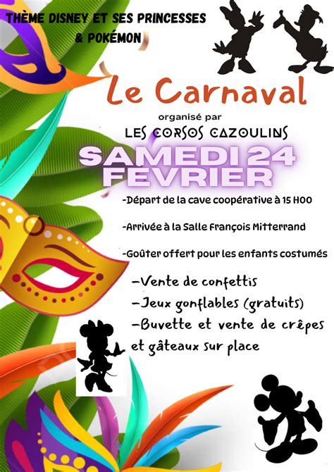 Ev Nements Venir Carnaval Les Corsos Cazoulins Cazouls L S B Ziers