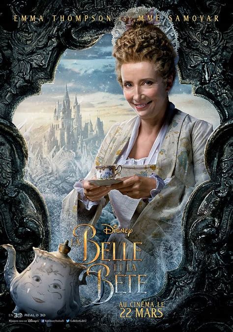 La Belle Et La Bête Soffre 12 Affiches Personnages Disneypixarfr