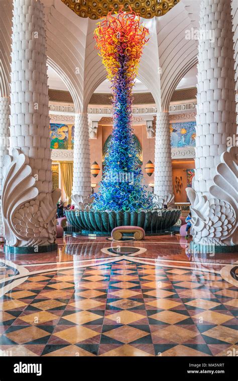 Interior Decor Of The Atlantis Palm Resort On The Jumeirah Palm In