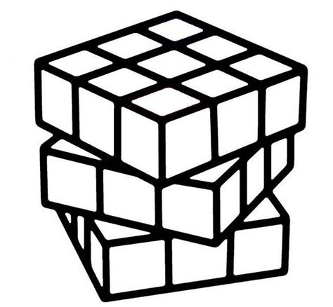 5 add the shadow that's cast by the object. rubiks cube solution coloring page | Rubiks cube, Rubiks ...