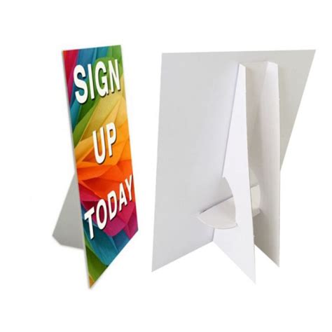 Table Top Sign With Stand Idesign Printing And Copy Center