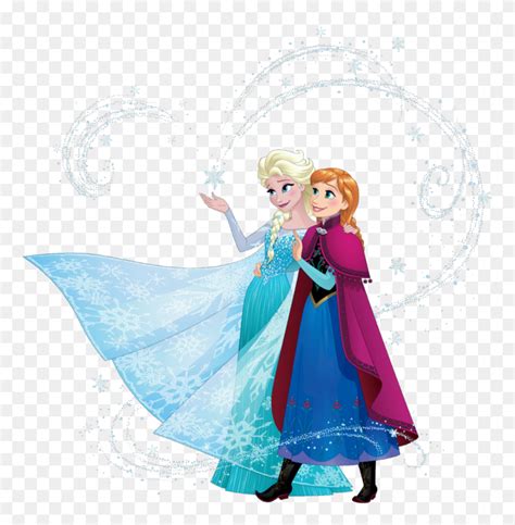 Anna And Elsa With Snow Magic Frozen Elsa Elsa Elsa Frozen Png Flyclipart