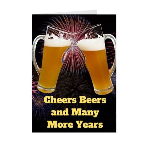 Beer Birthday Card For Beer Lovers In 2020 Beer Birthday Beer