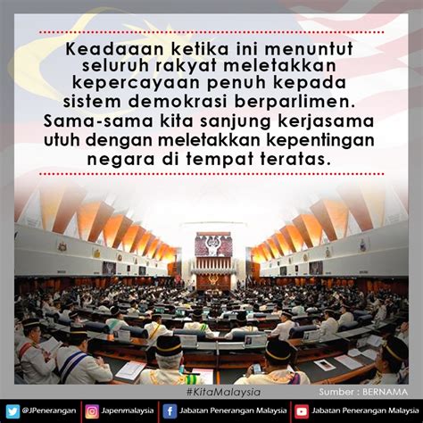 Apa dikatakan sebagai sistem demokrasi berparlimen di malaysia pada hakikatnya tertakluk pada empat prinsip. SISTEM DEMOKRASI - Jabatan Penerangan Malaysia