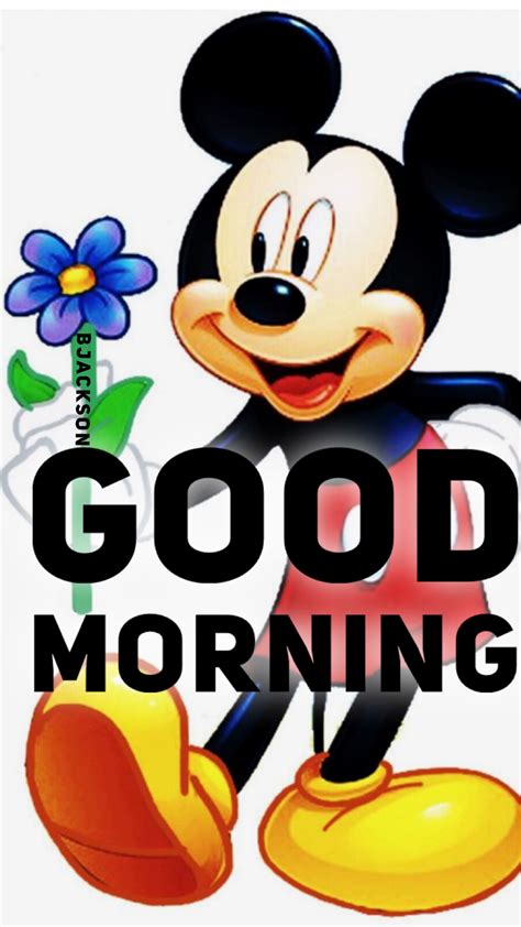 Pin By Carla On Mickey And Minnie Mouse Good Morning Photos Good