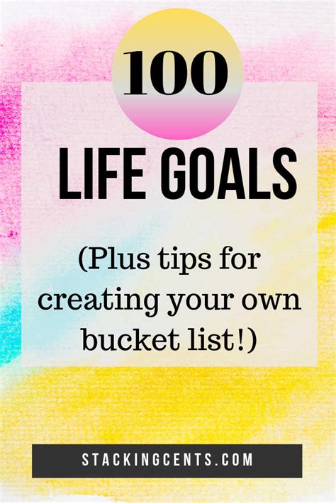 This List Of 100 Life Goals Is Full Of Inspiration I Got So Many Ideas