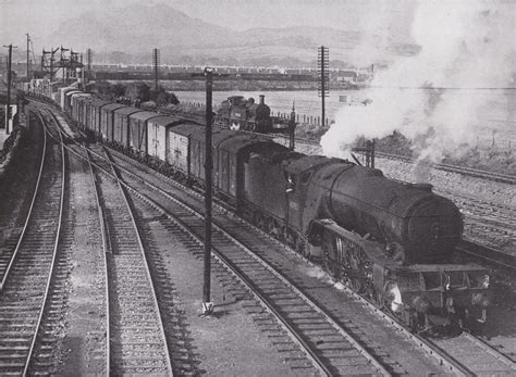 British Railways Steam Hauled Freight Train Fitted With Flickr