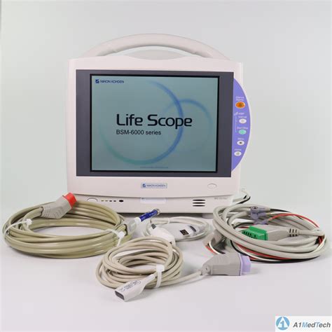 Nihon Kohden Bsm 6301a Life Scope With Cables 10873