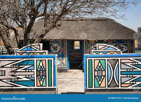 Ndebele Village South Africa Stock Photo Image Of South Touristic