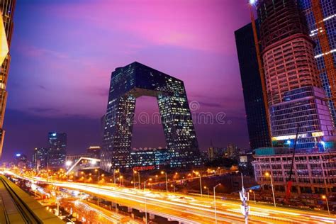 The Cctv Headquarters In Beijing China Editorial Photo Image Of