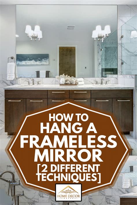 Hanging A Frameless Bathroom Mirror Everything Bathroom