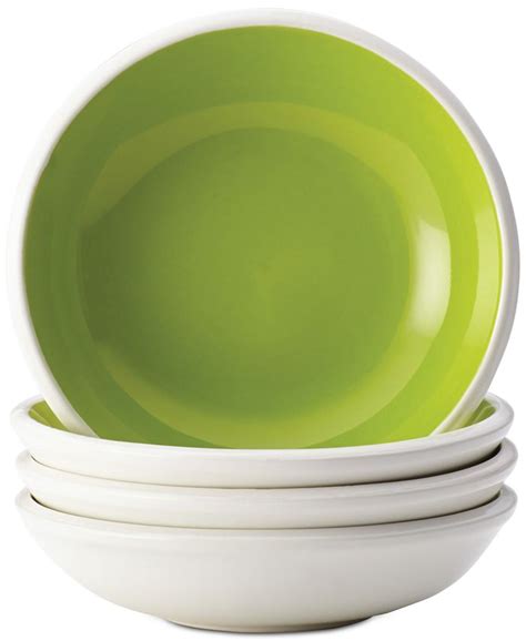 Rachael Ray Rise Green Set Of 4 Fruit Bowls And Reviews Dinnerware