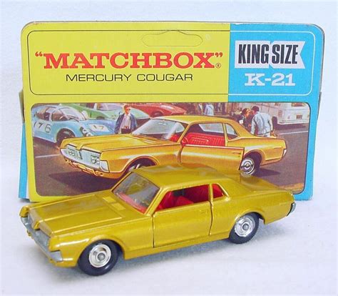 Matchbox Lesney King Size 143 Mercury Cougar Model Car K 21 Nmib`60