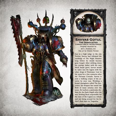 "Savvas Gotul - Warhammer 40,000 Fan Art" by ORNIRIS TERENSI in 2023