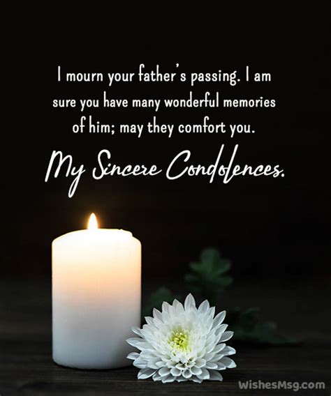 57 Condolence Messages On Death Of Father Wishesmsg 2023