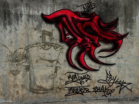 Aqua Teen Hunger Force ← A Graffiti Speedpaint Drawing By Hope4